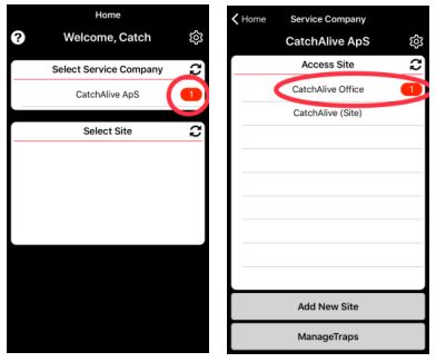 CATCHALIVE CAOne GoodNature Trap User Manual - How to handle and register notifications