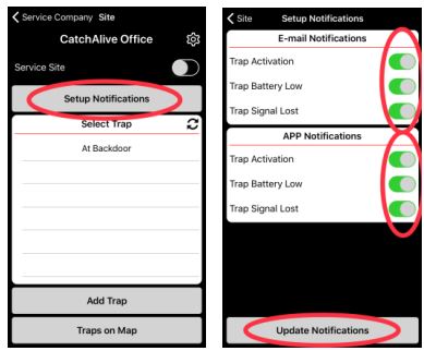 CATCHALIVE CAOne GoodNature Trap User Manual - I don’t get notifications from the CatchAliveOne Device