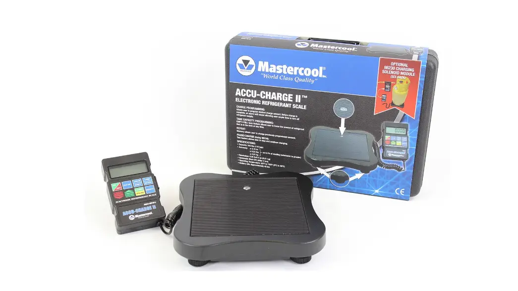 Mastercool 98210-bl Electronic Charging Scale Instruction Manual
