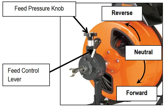 General Mini Rooter XP Wire Drain Cleaning Machine - cable 1