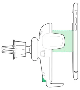 iOttie Easy One Touch Wireless 2 - Air Vent Mount3