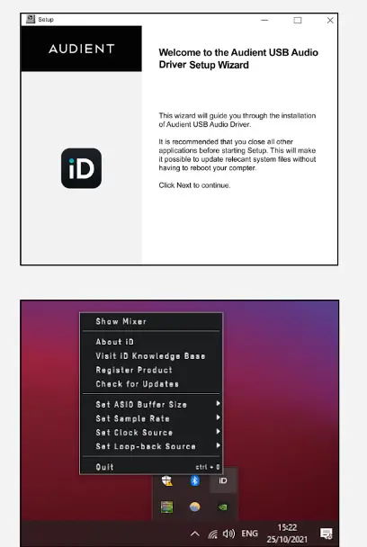 AUDIENT iD44 USB Audio Interface - apps 1
