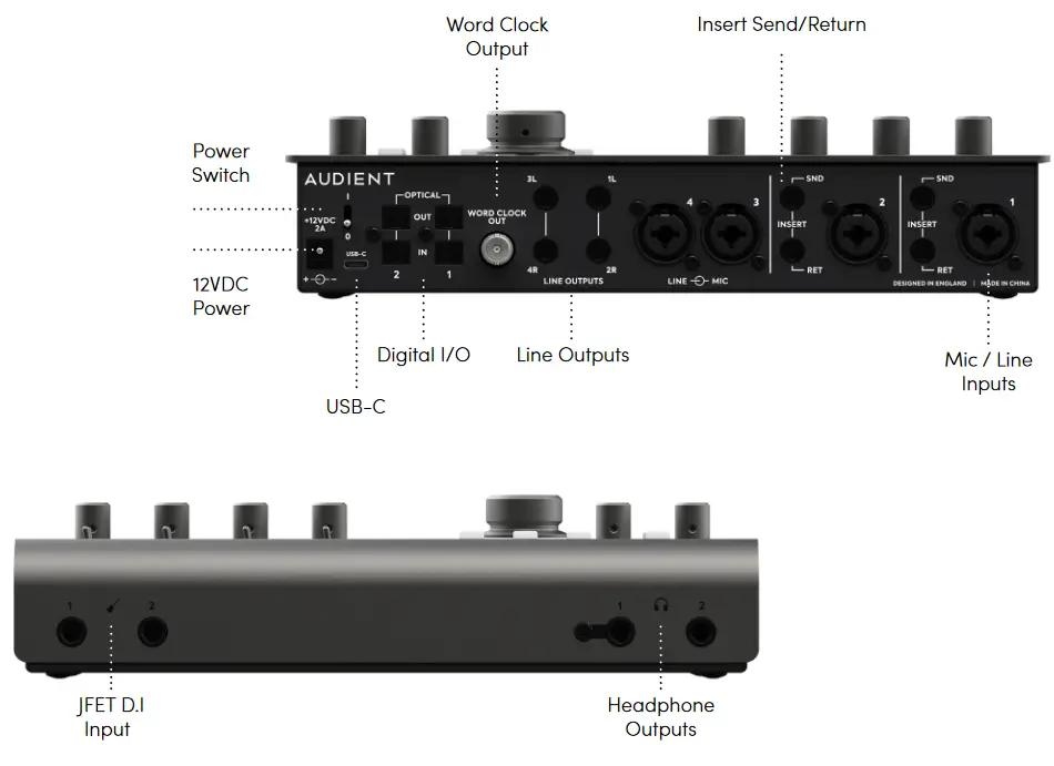 AUDIENT iD44 USB Audio Interface