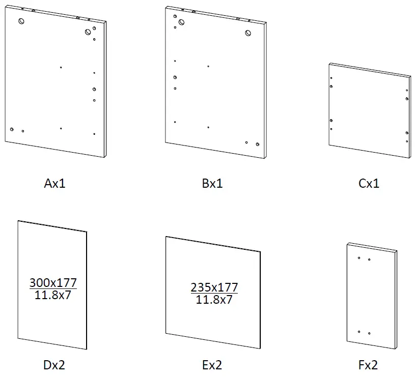 vidaxl 801706 Bedside Tables 1