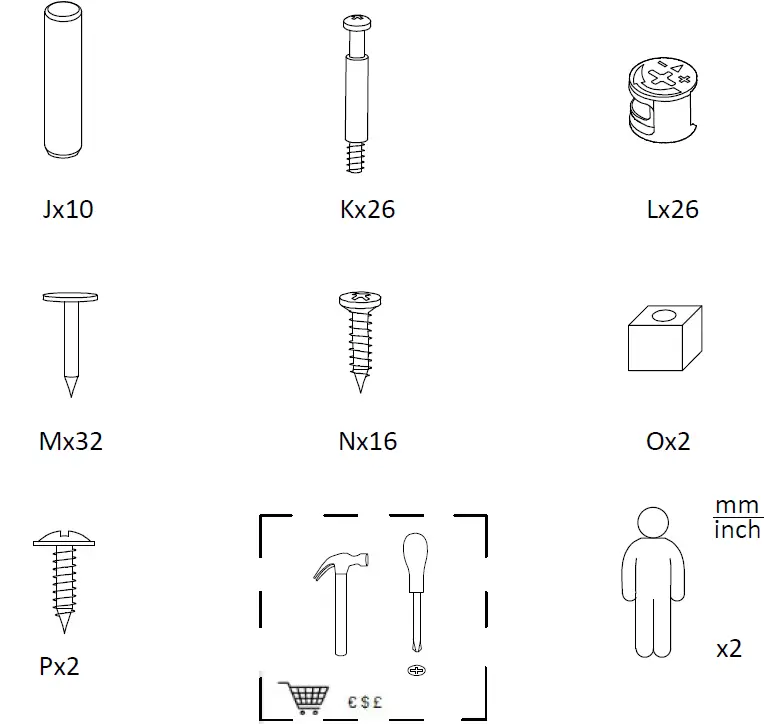 vidaxl 801706 Bedside Tables 4