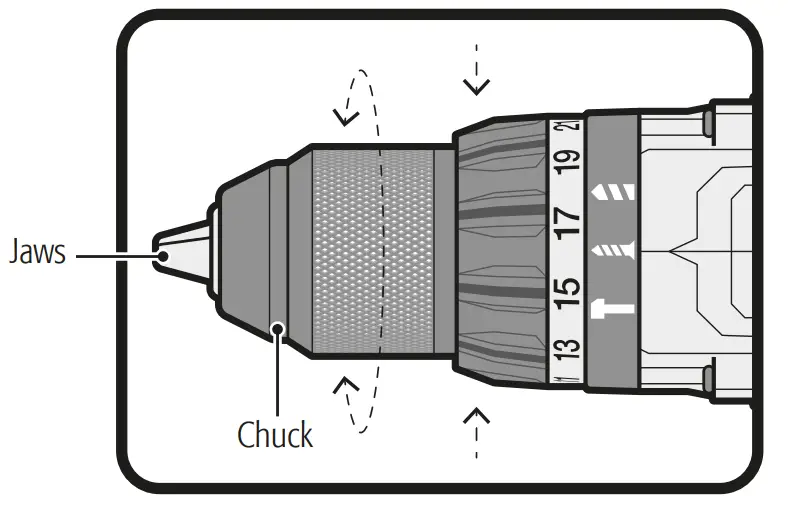 Bits or adaptors assembly