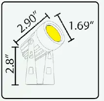 ABBA LIGHTING CD43 Aluminum Spot Light 2
