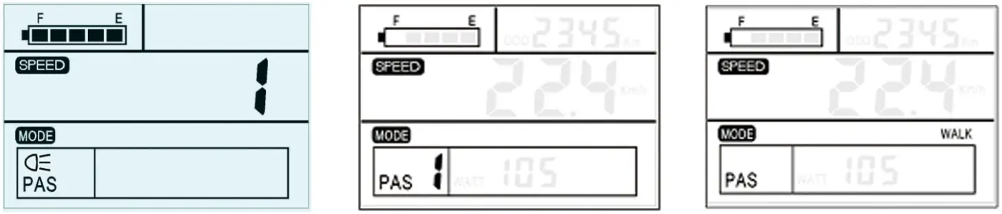 UNBRANDED Z 20211221S07B 26 in 500 Watt Electric Bike Fat Tire P7 - LCD display 3