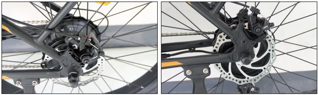 UNBRANDED Z 20211221S07B 26 in 500 Watt Electric Bike Fat Tire P7 - Motor