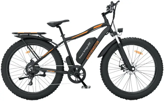 UNBRANDED Z 20211221S07B 26 in 500 Watt Electric Bike Fat Tire P7