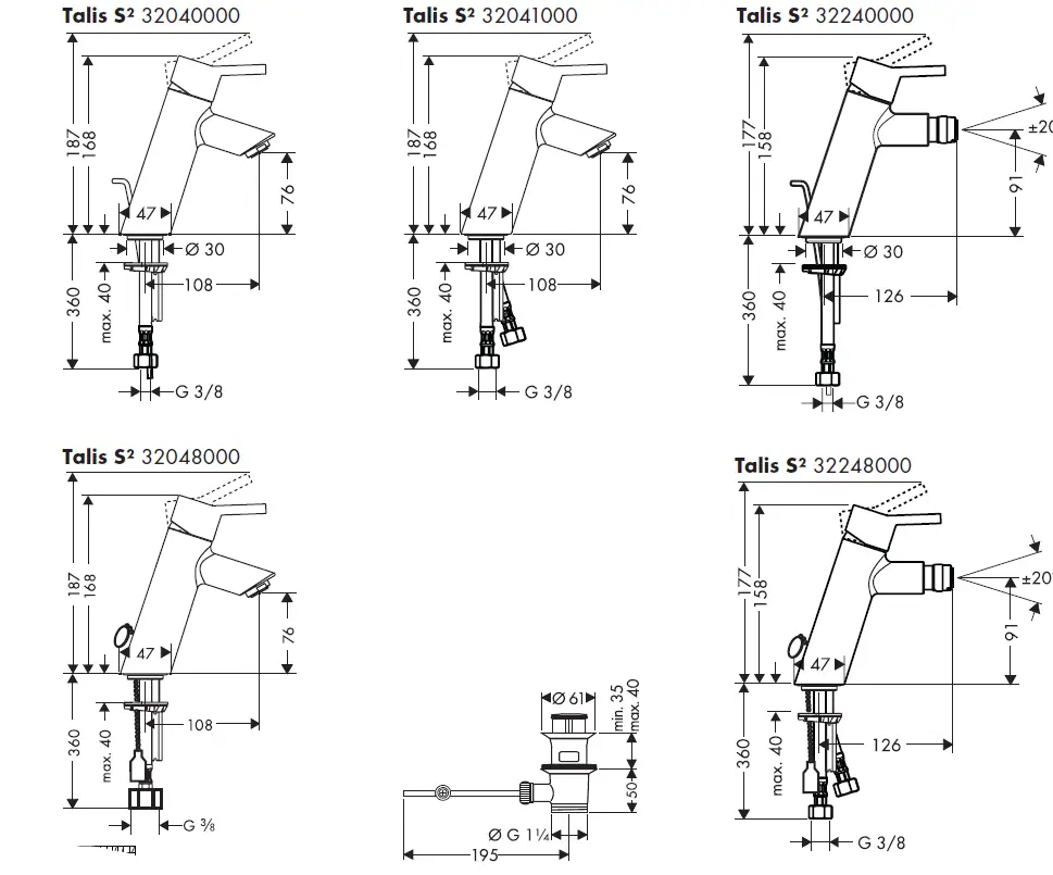 hansgrohe Talis S2 Series 7