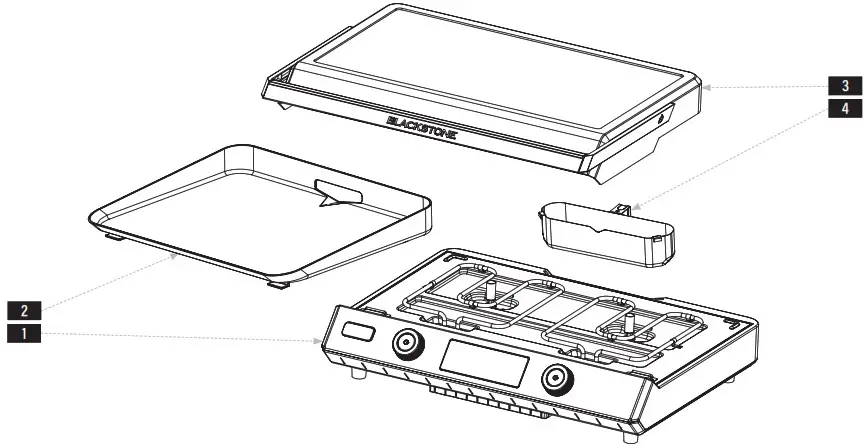 BLACKSTONE 8001 Electric Griddle - ASSEMBLY GUIDE 1