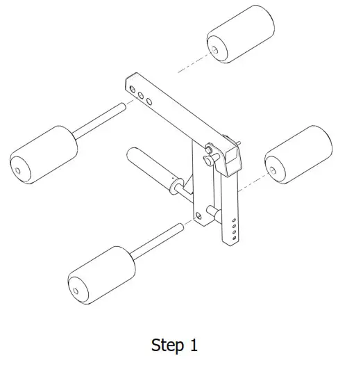FRENCH FITNESS FL30 Freeweight Corner Leverage Gym - DIAGRAM.