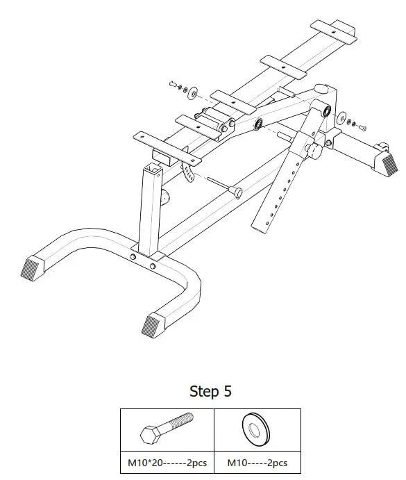 FRENCH FITNESS FL30 Freeweight Corner Leverage Gym - bolts