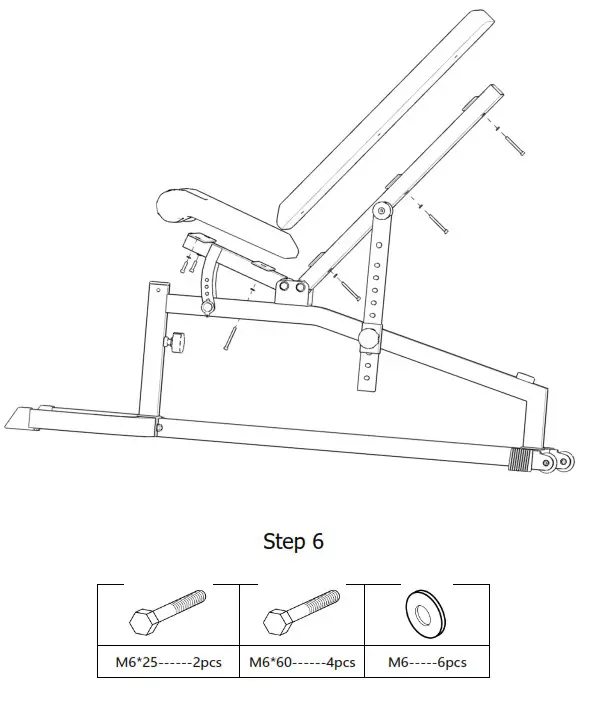 FRENCH FITNESS FL30 Freeweight Corner Leverage Gym - using bolts and gaskets.