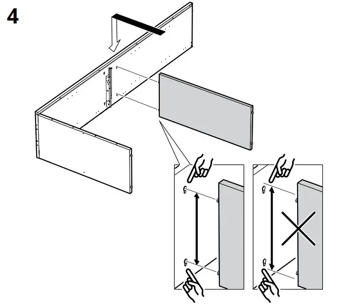 IKEA AA 2279317 2 Idanaes High Cabinet with Glass Doors and 1 Drawer - Product Overview 18