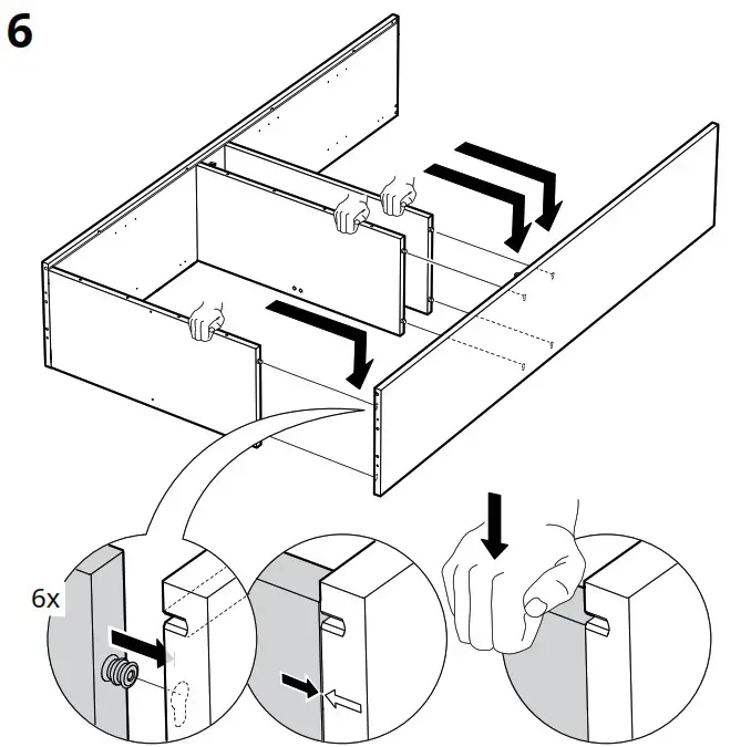 IKEA AA 2279317 2 Idanaes High Cabinet with Glass Doors and 1 Drawer - Product Overview 22