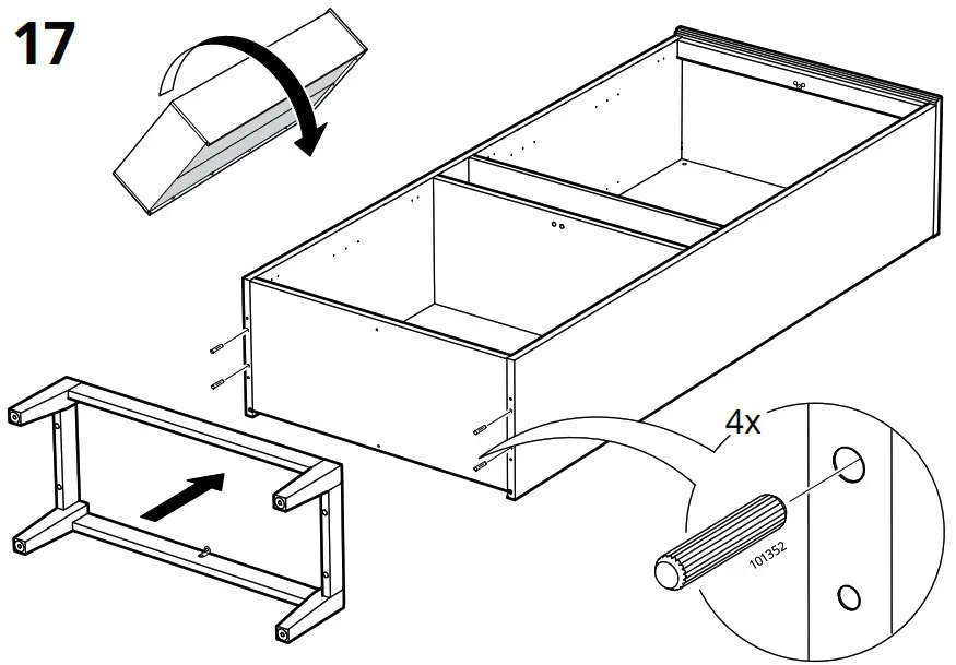 IKEA AA 2279317 2 Idanaes High Cabinet with Glass Doors and 1 Drawer - Product Overview 34