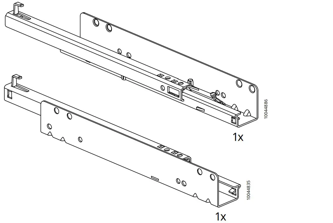 IKEA AA 2279317 2 Idanaes High Cabinet with Glass Doors and 1 Drawer - Product Overview 4