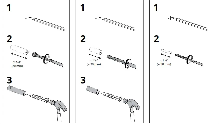 IKEA AA 2279317 2 Idanaes High Cabinet with Glass Doors and 1 Drawer - Product Overview 50