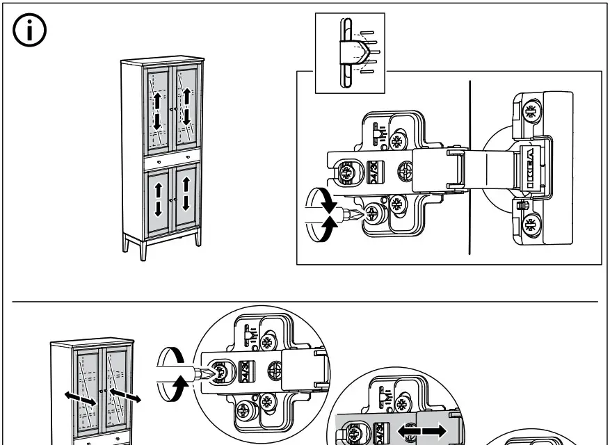 IKEA AA 2279317 2 Idanaes High Cabinet with Glass Doors and 1 Drawer - Product Overview 74