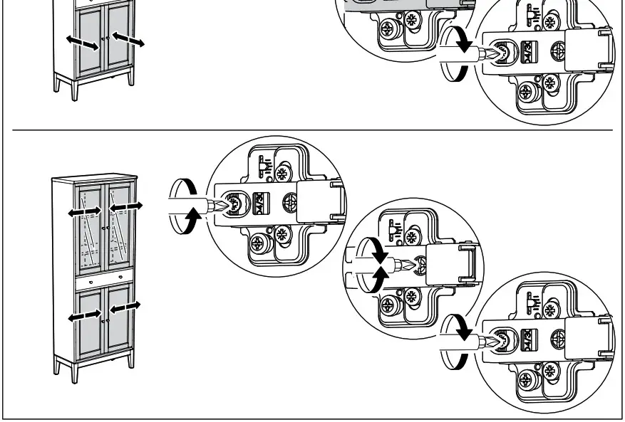 IKEA AA 2279317 2 Idanaes High Cabinet with Glass Doors and 1 Drawer - Product Overview 75