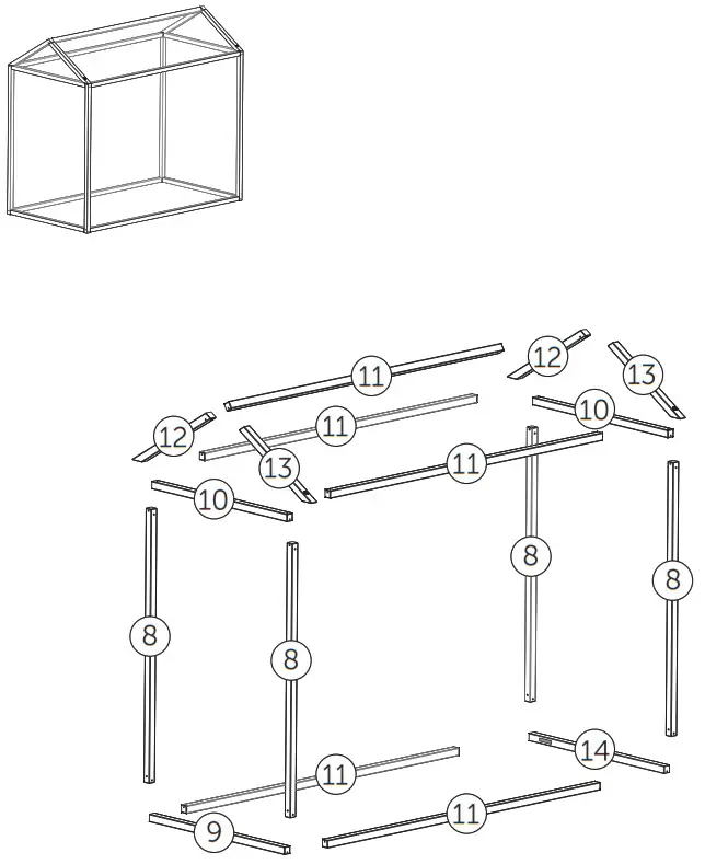 South Shore 13701 Bed House - overview 1
