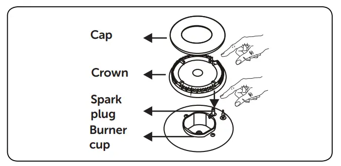 BUSH CTFS60DFCB Double Oven Dual Fuel Cooker - kit4
