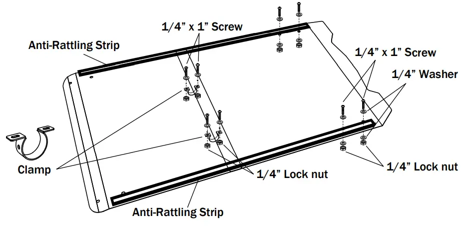 AFX MOTORSPORTS TEC058 Aluminum Roof - tighten
