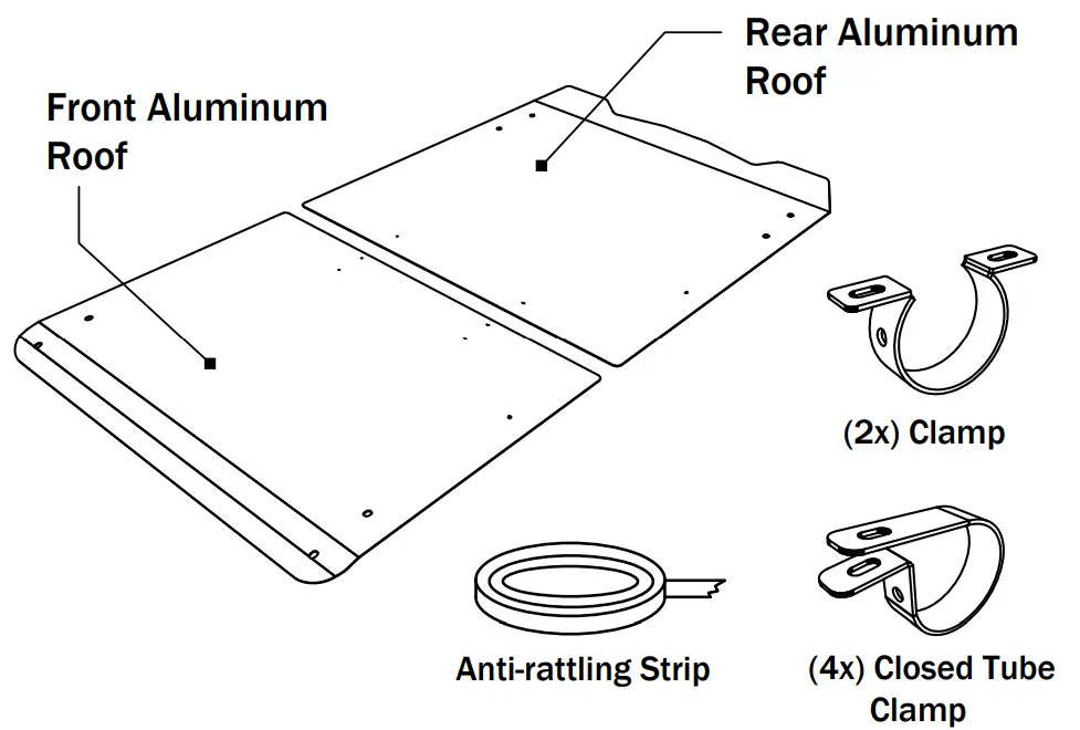 AFX MOTORSPORTS TEC058 Aluminum Roof