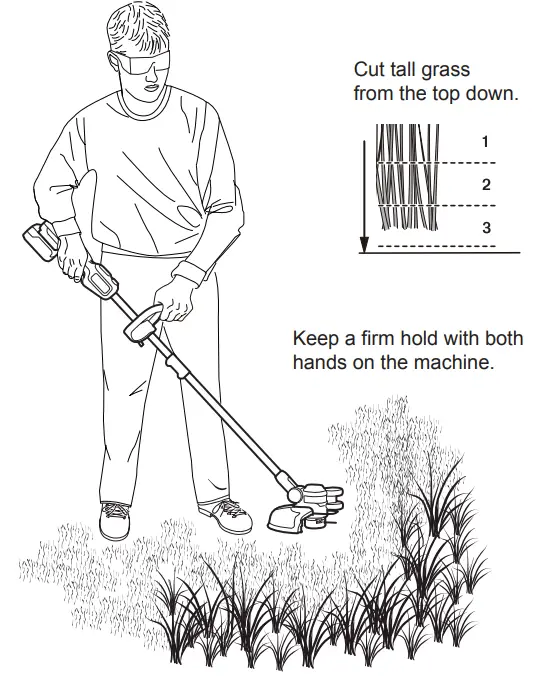 greenworks P0804459-00 2 In 1 String Trimmer and Edger - INSTALLATION 7