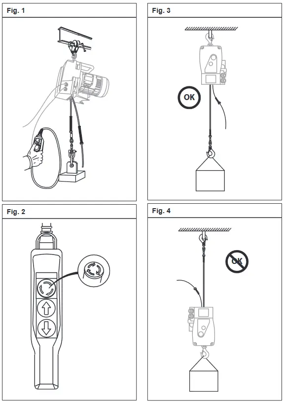 Tractel TR10 minifor 115 V Portable Electric Hoist - Fig 2