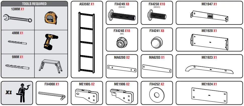VAN GUARD IN8400 ULTI Ladder-fig2