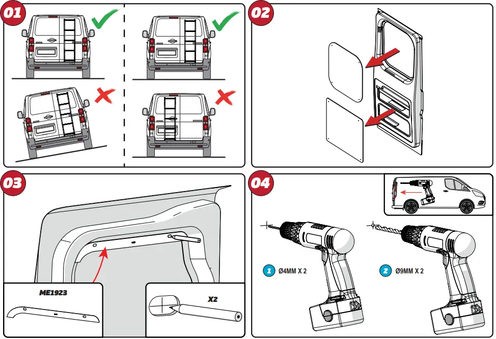 VAN GUARD IN8400 ULTI Ladder-fig3