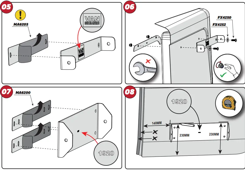 VAN GUARD IN8400 ULTI Ladder-fig4