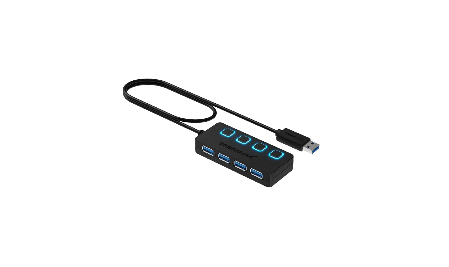 Sabrent Hb-um43 4 Port Usb 3.0 Hub With Power Switches User Manual
