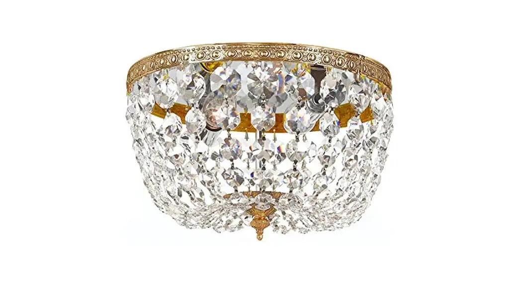 Crystorama 710-ob-cl-s Two Light Ceiling Mount Instruction Manual Crystorama 710-ob-cl-s Two Light Ceiling Mount Instruction Manual