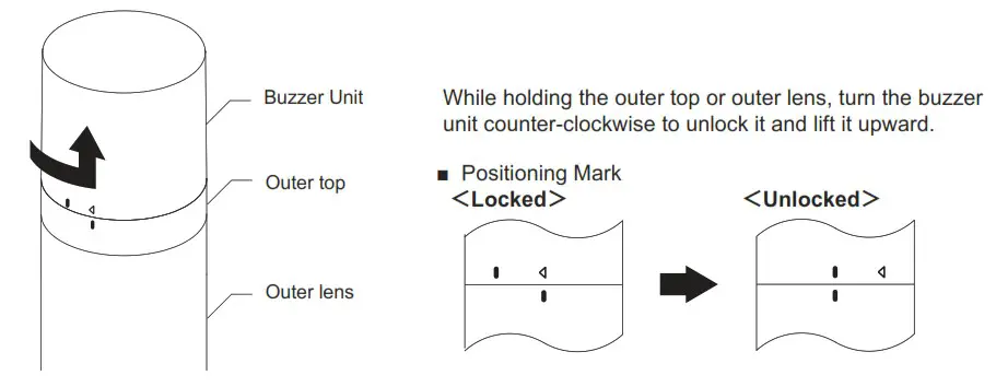 PATLITE LB6 IL IO Link Signal Tower - Buzzer Unit 1
