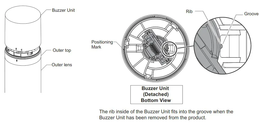 PATLITE LB6 IL IO Link Signal Tower - Buzzer Unit 3