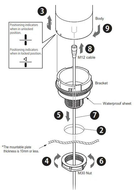 PATLITE LB6 IL IO Link Signal Tower - Installation 1