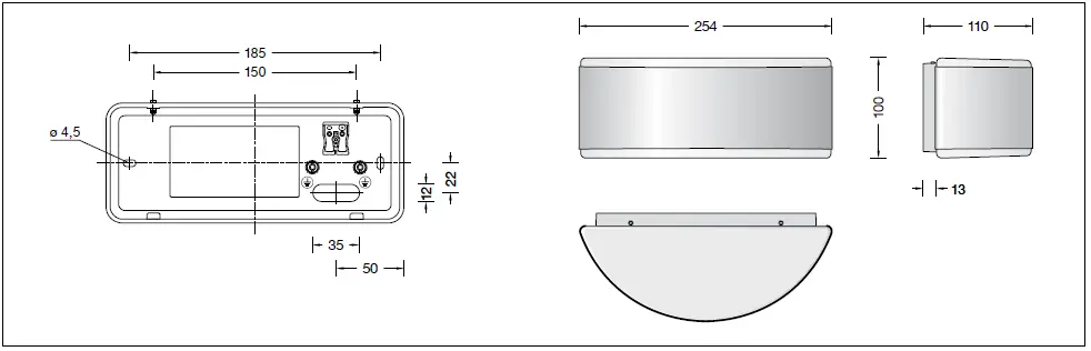 BEGA-50264.1-LED-Wall-Luminaire-for-Indoor-Use-fig-1
