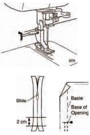 BABY LOCK BLQP-IZF Invisible Zipper Foot - fig