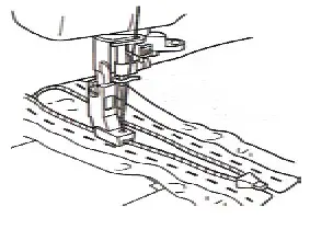 BABY LOCK BLQP-IZF Invisible Zipper Foot - y 2 cm