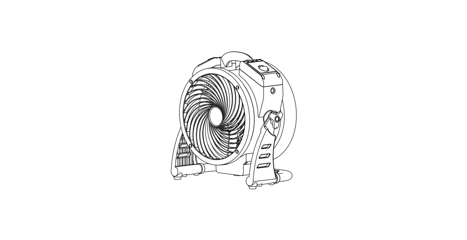 Xpower Fc-125b Battery Powered Outdoor Misting Fan Owner's Manual