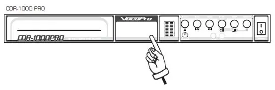 VocoPro CDR-1000 Pro Professional Single Space CD Recorder and Player-fig- (10)