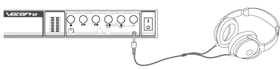 VocoPro CDR-1000 Pro Professional Single Space CD Recorder and Player-fig- (5)