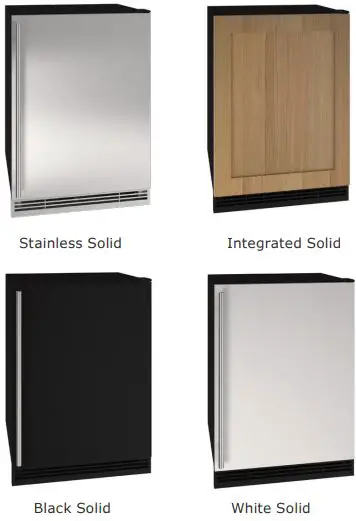 U-LINE HRF124 24 Inch Refrigerator-Freezer-FIG2