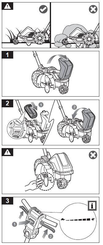 RYOBI R36XEDG10 36V HP Brushless Ground Mount Edger Instruction Manual-fig-23
