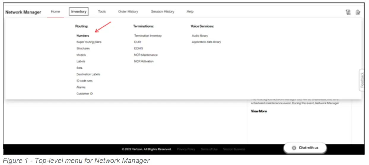 verizon Network Manager - fig 1
