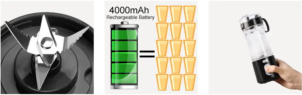 Supkitdin-A9-Black-Portable-Blender-USB-Rechargeable-fig-2